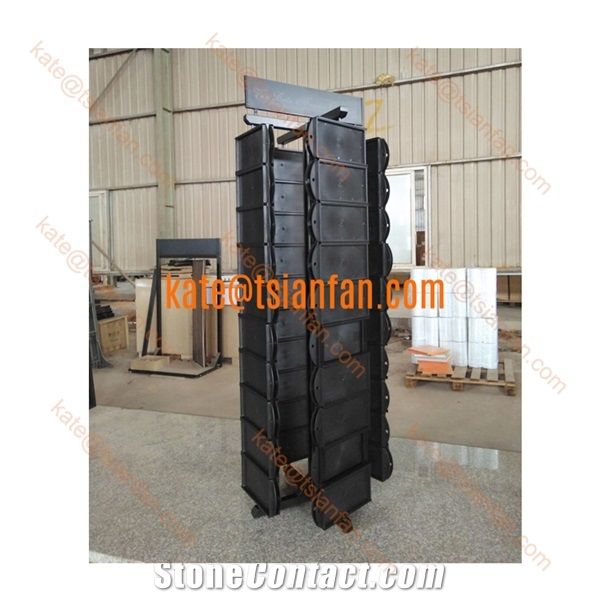 Rotating Mosaic Tile Tray Showroom Display Rack