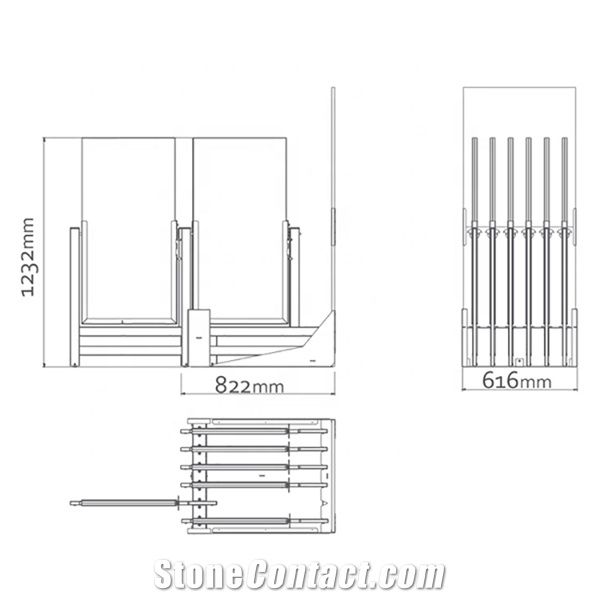 Showroom Granite and Quartz Stone Display Stand