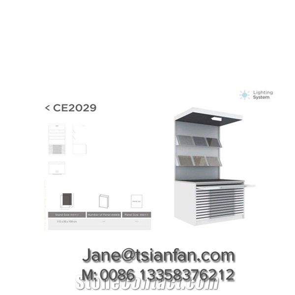 Tile Display Stand for Showroom and Granite