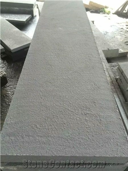 Grey Sandstone Block Treads Steps