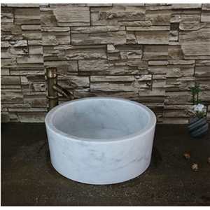Guangxi White Marble Basin,China White Marble Sink
