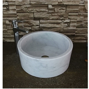 Guangxi White Marble Basin,China White Marble Sink