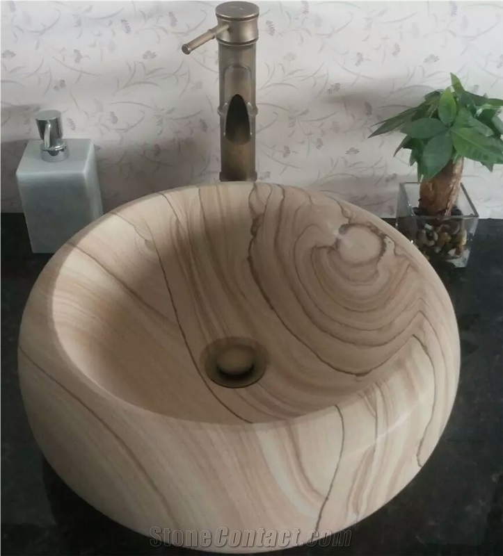 Sandstone Sinks,Sandstone Round Basins,Stone Basin