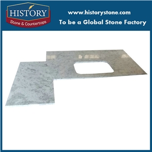 Amdrometa White Granite Kitchen Countertop