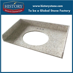 Golden Granite Vanity Top for Hotel