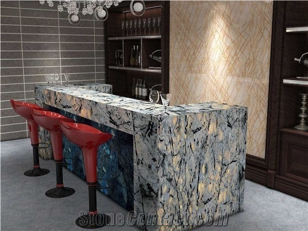 Wolkes White Granite Translucent 2 and 3cm