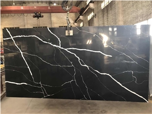 Artificial Black Quartz Slabs