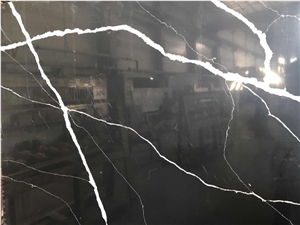 Artificial Black Quartz Slabs