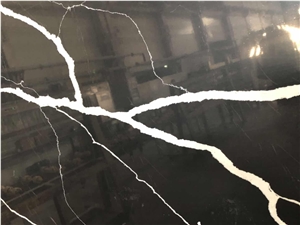 Artificial Black Quartz Slabs