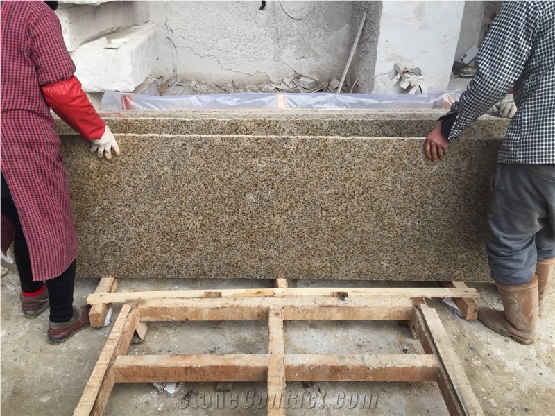 Chinese Granite G682 Misty Yellow, Sunset Gold
