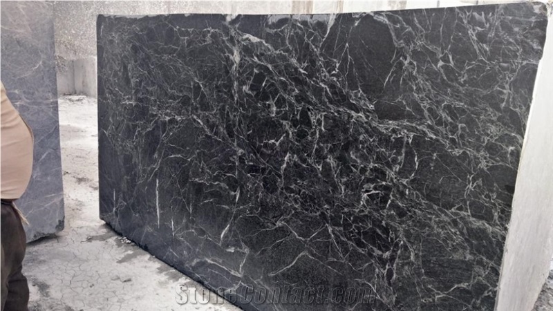Spider Green Marble Block, India Green Marble
