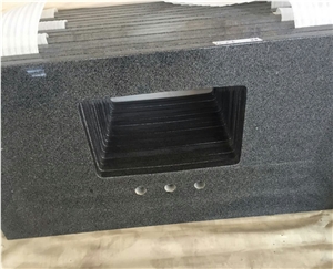 China G654 Black Granite Kitchen Countertop