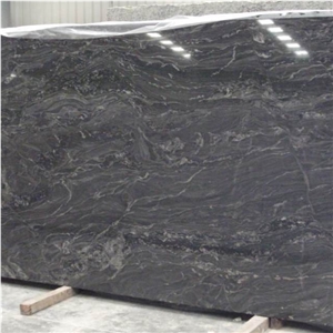 Indian Ganges Black Granite Slab and Floor Tiles