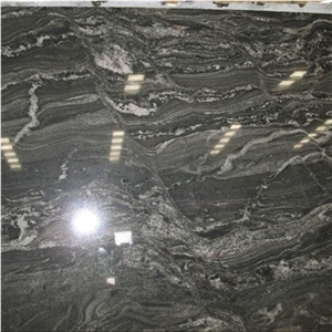 Indian Ganges Black Granite Slab and Floor Tiles