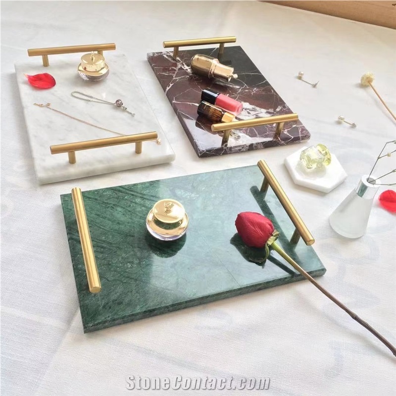 Marble Stone Restaurant Table Serving Tray
