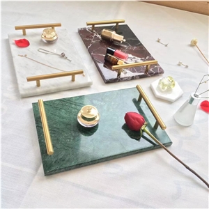 Marble Stone Restaurant Table Serving Tray