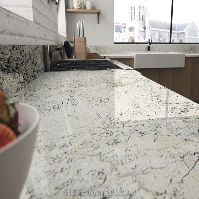 On Sale Blue Ice Granite Countertop Full Bullnose