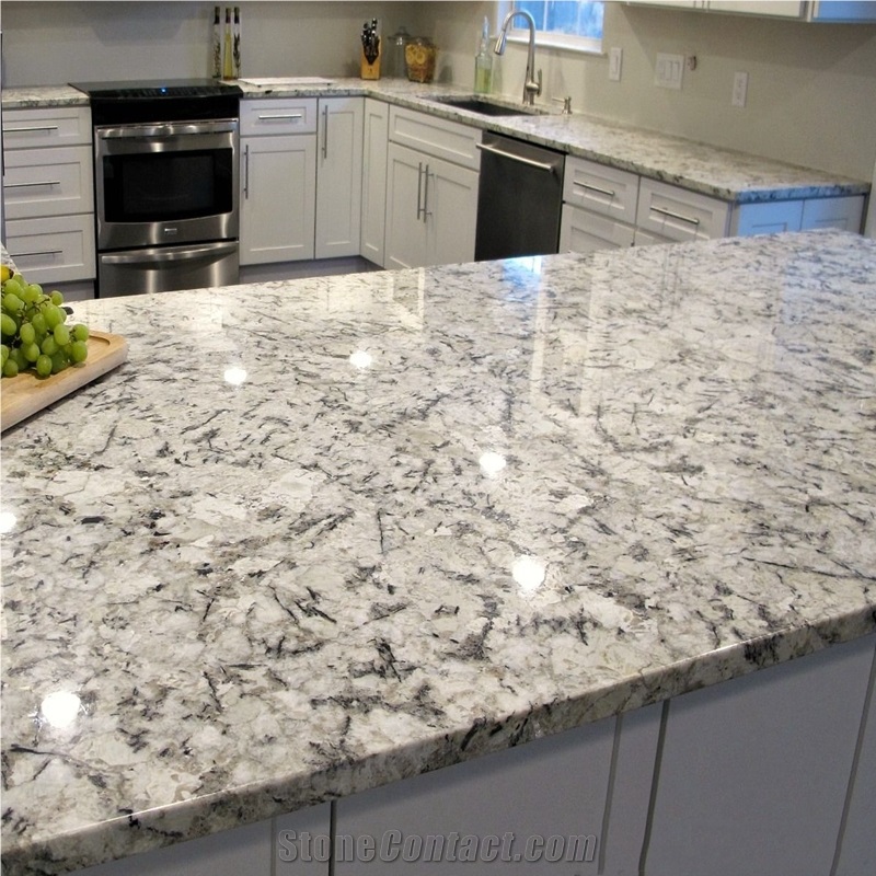 On Sale Blue Ice Granite Countertop Full Bullnose