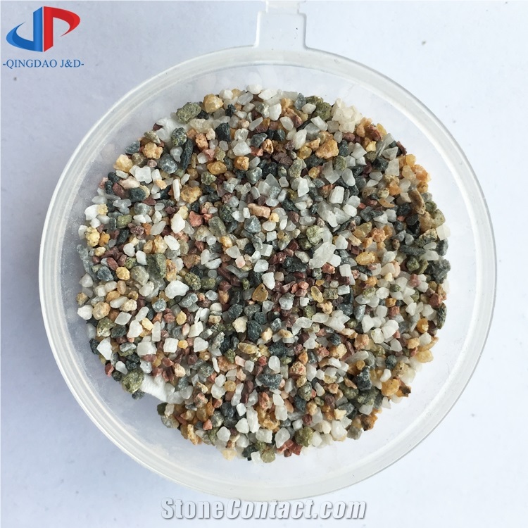 3-5Mm Pea Gravels, Stone Chips For Wall Coating Aggregates