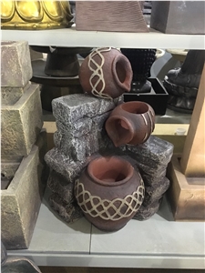 Cheap Resin Water Fountain for Decoration