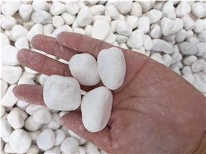 Natural Garden Decorative White Pebble Stones