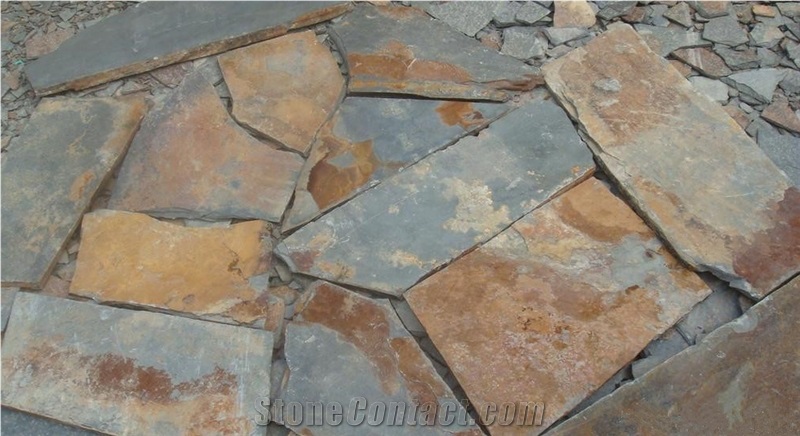 Natural Stone Customized Flag Paving Stone Tiles