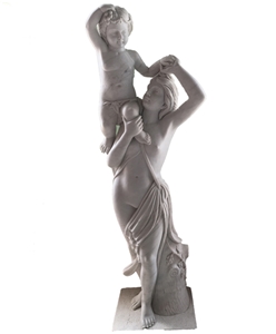 Natural White Marble Religious Sculpture