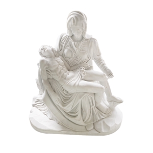 Natural White Marble Religious Sculpture