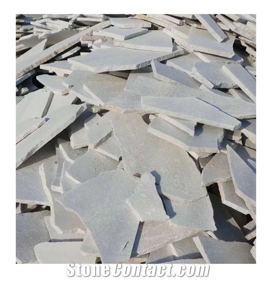 Natural White Quartzite Random Decoration Tiles