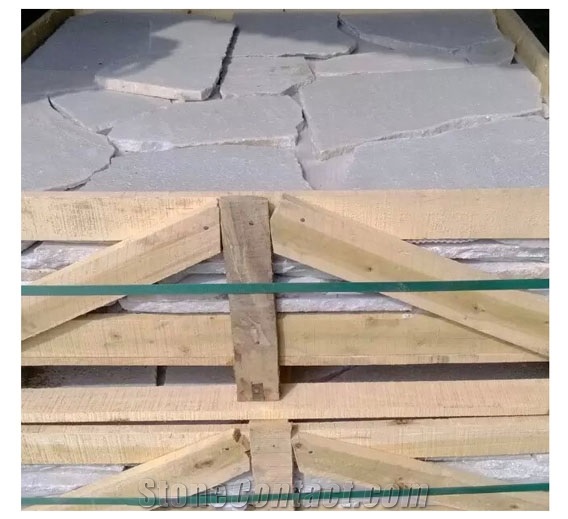 Natural White Quartzite Random Decoration Tiles