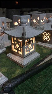 Solar Granite Garden Lanterns