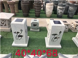 Solar Granite Garden Lanterns