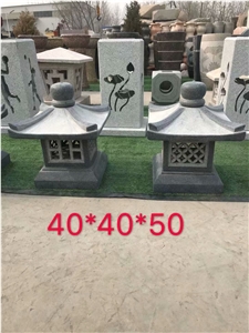 Solar Granite Garden Lanterns