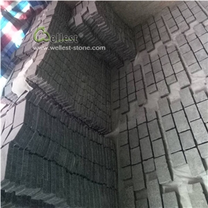 Chicago Pattern Black Basalt Patio Paver Mats