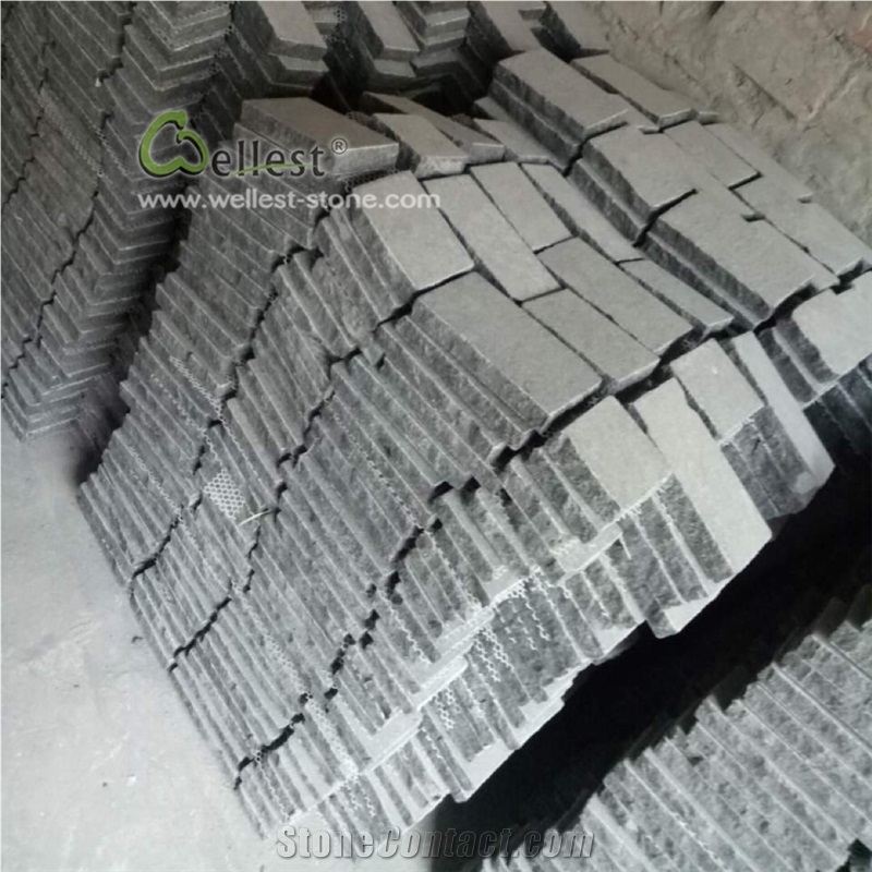 Chicago Pattern Black Basalt Patio Paver Mats