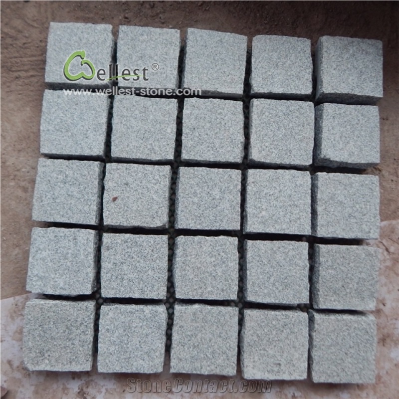 Dark Grey Granite Driveway Paving Stone Mesh
