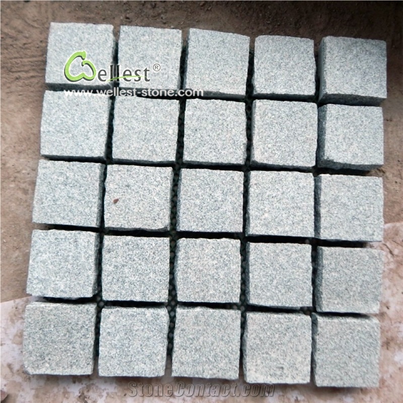 Dark Grey Granite Driveway Paving Stone Mesh