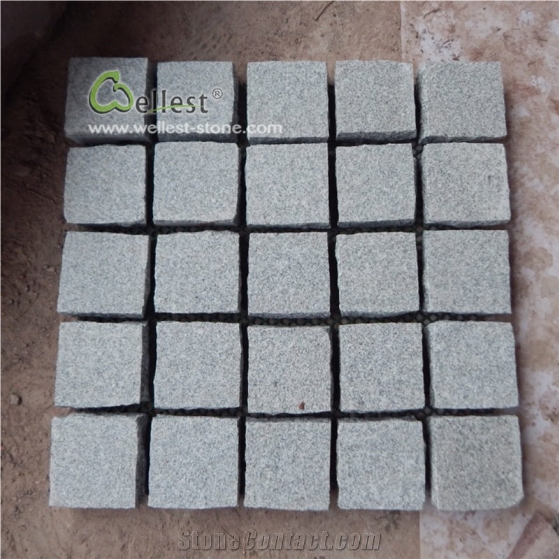 Dark Grey Granite Driveway Paving Stone Mesh