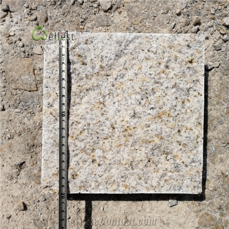 G350 Yellow Granite Cobblestone Paving Stone