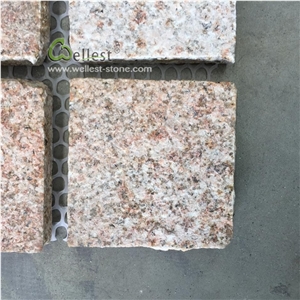 G682 Yellow Granite Cobblestone Paving Mats
