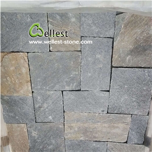 Rusty Brown Loose Rectangle Wall Stone Veneer