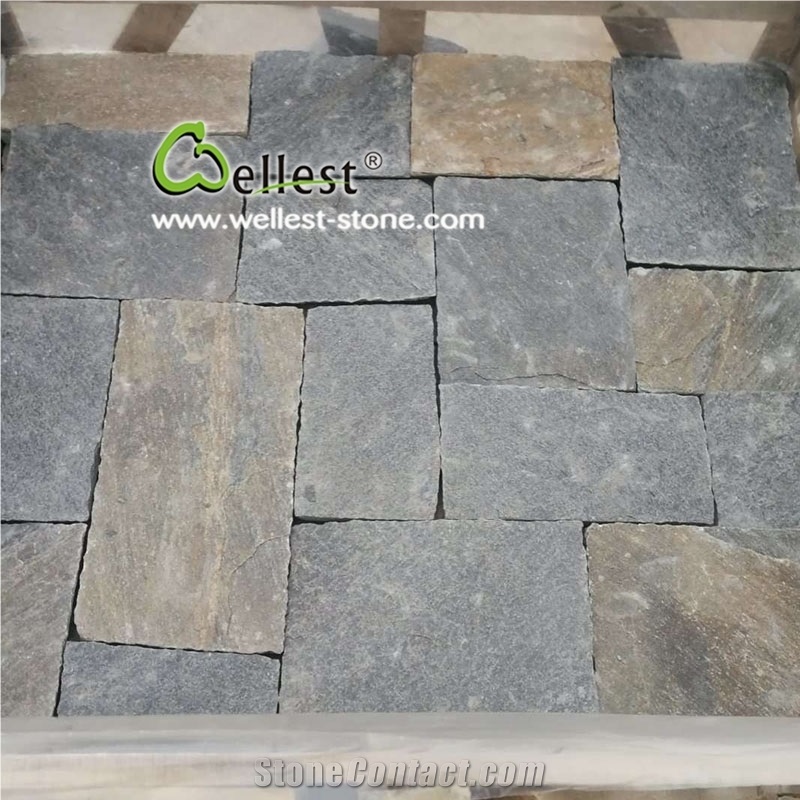 Rusty Brown Loose Rectangle Wall Stone Veneer