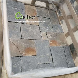 Rusty Brown Loose Rectangle Wall Stone Veneer