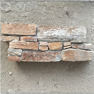 Rusty Quartzite Cement Backed Stone Veneer