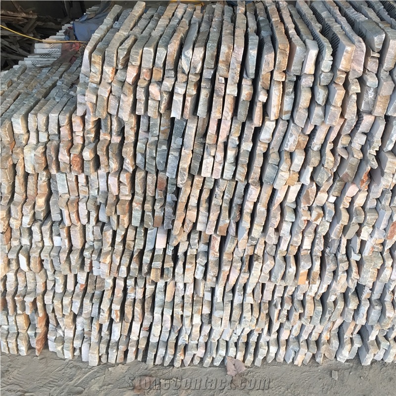 Rusty Quartzite Cement Backed Stone Veneer