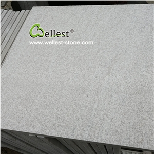 Snow White Flamed Quartzite Tiles for Swimming Pool