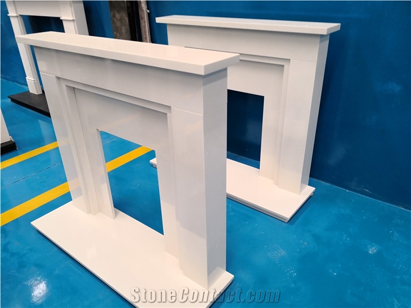 Aegean Limestone Fireplace Mantels