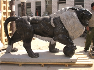 Animal Shizi Sculptures Handcarved Statues