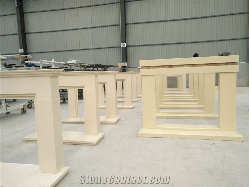 Artificial Stone Fireplace Mantels, Indoor Simple