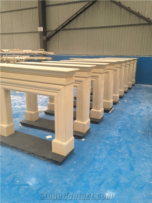 Artificial Stone Fireplace Mantels, Indoor Simple